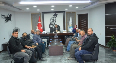 Belediye Başkanımız Nihat Sarı, Yıllardır su olmayan eski Sanayi dükkanlarımızı suya kavuşturduk
