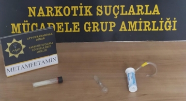 Dinar'da uyuşturucu ele geçirildi 2 kişi yakalandı
