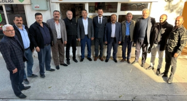 Dinar Muhtarlar Derneğine Ziyaretler Sürüyor