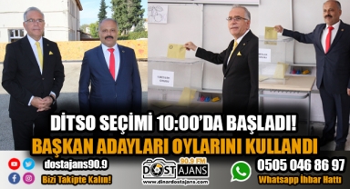 DİTSO SEÇİMİ 10:00’DA BAŞLADI! BAŞKAN ADAYLARI OYLARINI KULLANDI