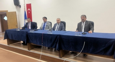 KAYMAKAM DURU YÜKSEK OKULDA ÖĞRENCİLERLE BİR ARAYA GELDİ
