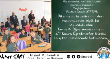 Başkanımız Nihat Sarı’dan 24 Kasım Öğretmenler Günü Mesajı
