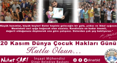 Başkanımız Nihat Sarı’dan Çocuk Hakları Günü Mesajı
