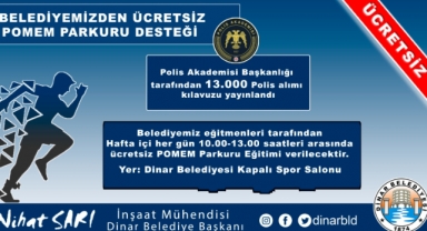 Belediyemizden Ücretsiz POMEM Parkuru Desteği