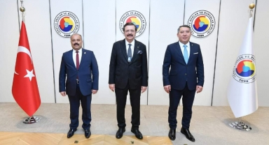 DİTSO M. RİFAT HİSARCIKLIOĞLU'NU ZİYARET ETTİ