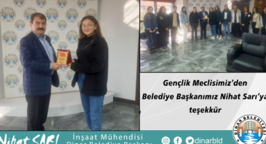Gençlik Meclisimizden Başkanımız Nihat Sarı’ya teşekkür