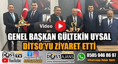 Genel Başkan Gültekin Uysal Ditso'yu ziyaret etti