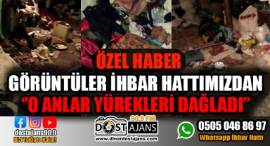 HARABE EVDE YAŞAM MÜCADELESİ VERİYOR (ÖZEL HABER)
