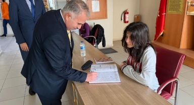 KAYMAKAM DURU FEN LİSESİNİ ZİYARET ETTİ
