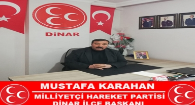 MHP İLÇE BAŞKANI MUSTAFA KARAHAN'IN 10 KASIM MESAJI