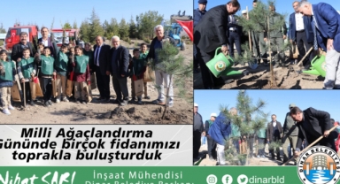 Milli Ağaçlandırma Gününde fidanlarımızı toprakla buluşturduk