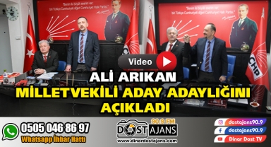 Ali Arıkan Aday Adaylığını Açıkladı
