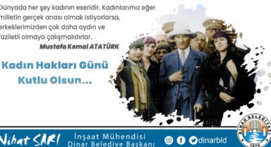 Başkanımız Nihat Sarı’dan Kadın Hakları Günü Mesajı