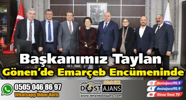 Başkanımız Taylan Gönen'de Emarçeb Encümeninde