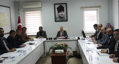 Belediye Başkanımız Nihat Sarı, Kış tedbirleri toplantısına katıldı