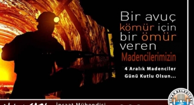 Belediye Başkanımız Nihat Sarı, Madencilerimizin gününü kutladı