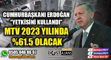 CUMHURBAŞKANI ERDOĞAN ''YETKİSİNİ KULLANDI'