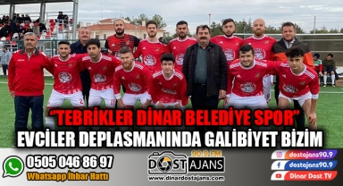 Evciler deplasmanından 3 puanla döndük