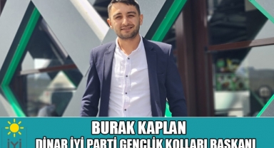 İyi Parti Gençlik Kolları Başkanı Burak Kaplan'dan yeni yıl mesajı
