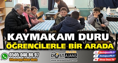 KAYMAKAMIMIZ KEMAL DURU KINIK KÖYÜ İLKOKULUNU ZİYARET ETTİ