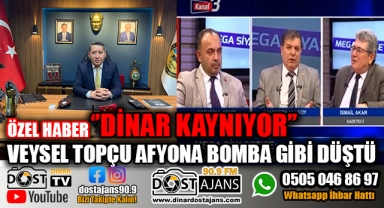 Veysel Topçu Afyon Basınına Bomba Gibi Düştü!