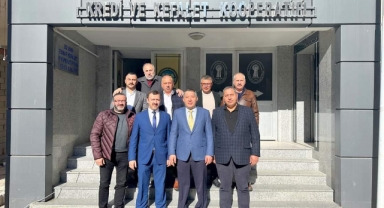 Ak Parti Yönetiminden Başkan Topçu'ya Ziyaret