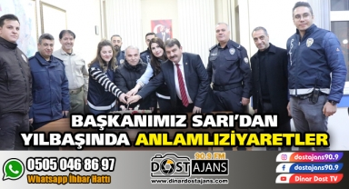 Belediye Başkanımız Nihat Sarı’dan yılbaşında anlamlı ziyaretler