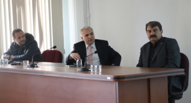 Belediye Başkanımız Nihat Sarı, Tarımsal Sulamaların verimli kullanılması toplantısına katıldı