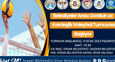 Belediyeler Arası Voleybol Turnuvamız başlıyor