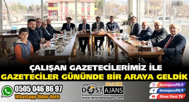 Çalışan Gazetecilerimiz ile Gazeteciler gününde bir araya geldik
