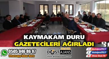 KAYMAKAM DURU GAZETECİLERİ AĞIRLADI