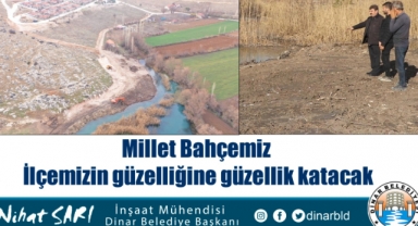 Millet Bahçesi Projemiz ilçemizin güzelliğine güzellik katacak