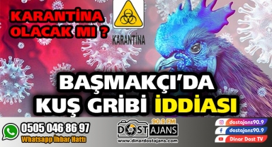 Başmakçı'da Kuş Gribi İddiası