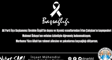 Belediye Başkanımız Nihat Sarı’dan Başsağlığı Mesajı