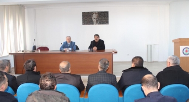 Belediye Başkanımız Nihat Sarı, Deprem Afeti toplantısına katıldı
