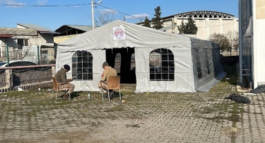 Çadırlarımız Kahramanmaraş’ta vatandaşlarımızın hizmetinde