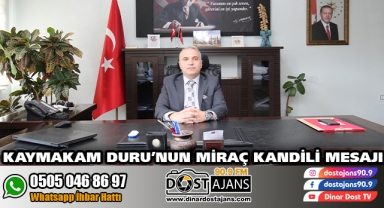 Kaymakam Duru'nun Miraç Kandili Mesajı