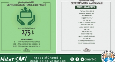 Valiliğimizin başlattığı yardım kampanyasına destek olabilirsiniz
