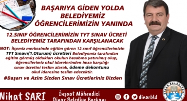Belediye Başkanımız Nihat Sarı’dan Eğitime bir dev destek daha