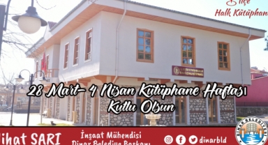 Belediye Başkanımız Nihat Sarı’dan Kütüphaneler Haftası Mesajı