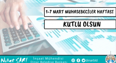 Belediye Başkanımız Nihat Sarı’dan Muhasebeciler Haftası Mesajı