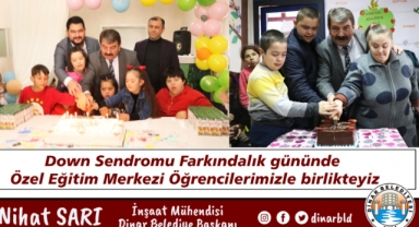 Down Sendromu Farkındalık gününde Özel Eğitim Merkezi Öğrencilerimizle birlikteyiz