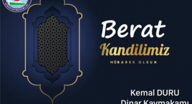 Kaymakam Duru'nun Berat Kandili Mesajı