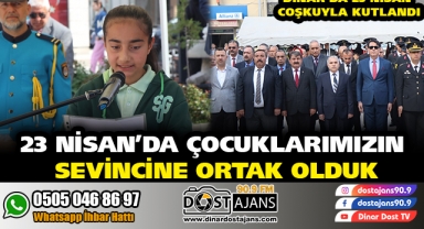 23 Nisan’da çocuklarımızın sevincine ortak olduk
