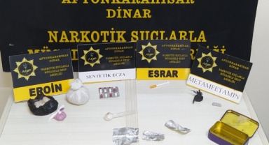 Dinar Narkotik Yine Yakaladı : Dinar'da Eroin!