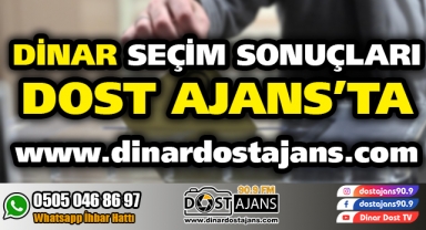 ANLIK DİNAR SEÇİM SONUÇLARI DOST AJANS'TA