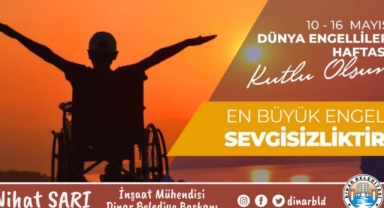 Belediye Başkanımız Nihat Sarı’dan Engelliler Haftası Mesajı