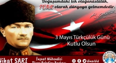 Belediye Başkanımız Nihat Sarı’dan Türkçülük Günü Mesajı