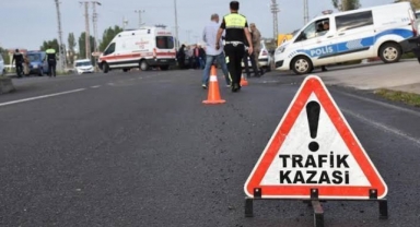 Dinar Denizli Yolunda Trafik kazası: 1 Ölü 1 ağır yaralı