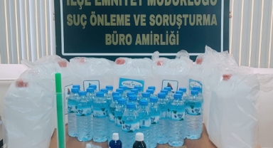 DİNAR EMNİYETİ KAÇAK ALKOL AVINDA
